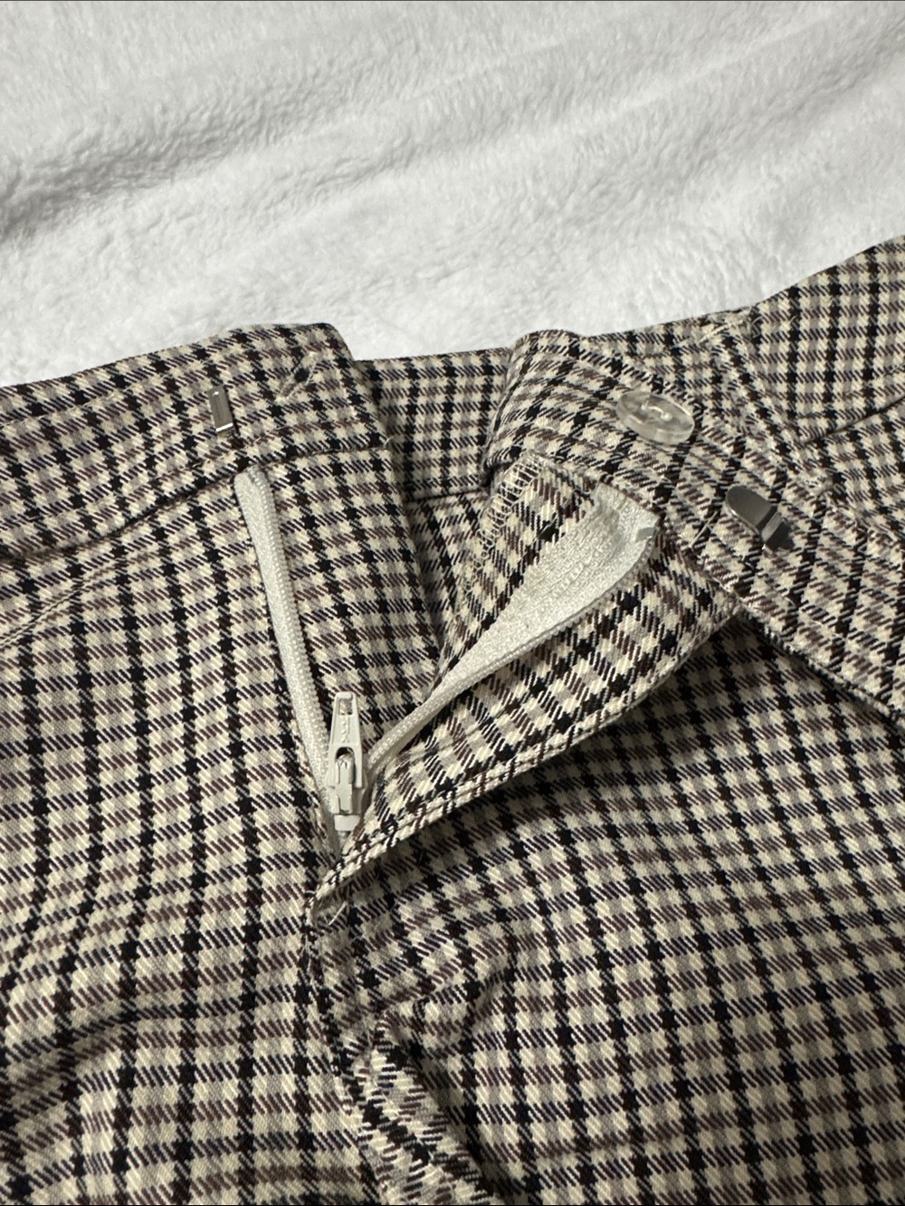 Wild Fable Women’s Tan/Brown Plaid Shorts Size M - Picture 6 of 6
